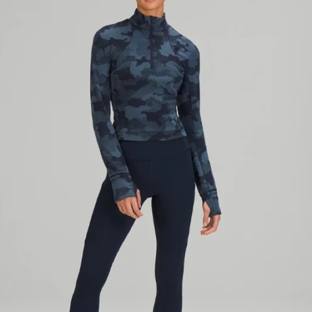 Lululemon It’s Rulu Run Cropped 1/2 Zip